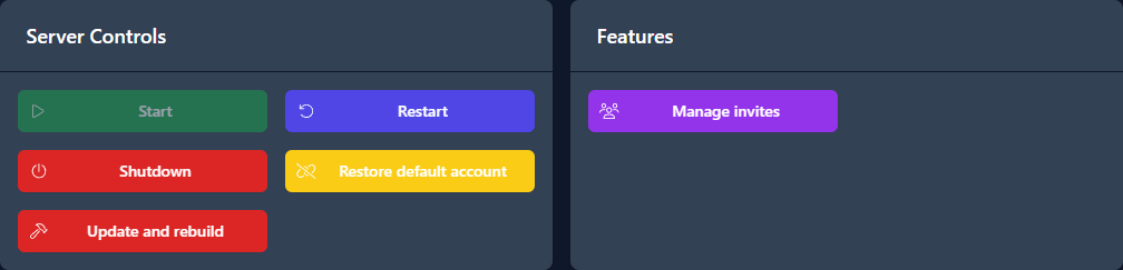 Kronos Server Control