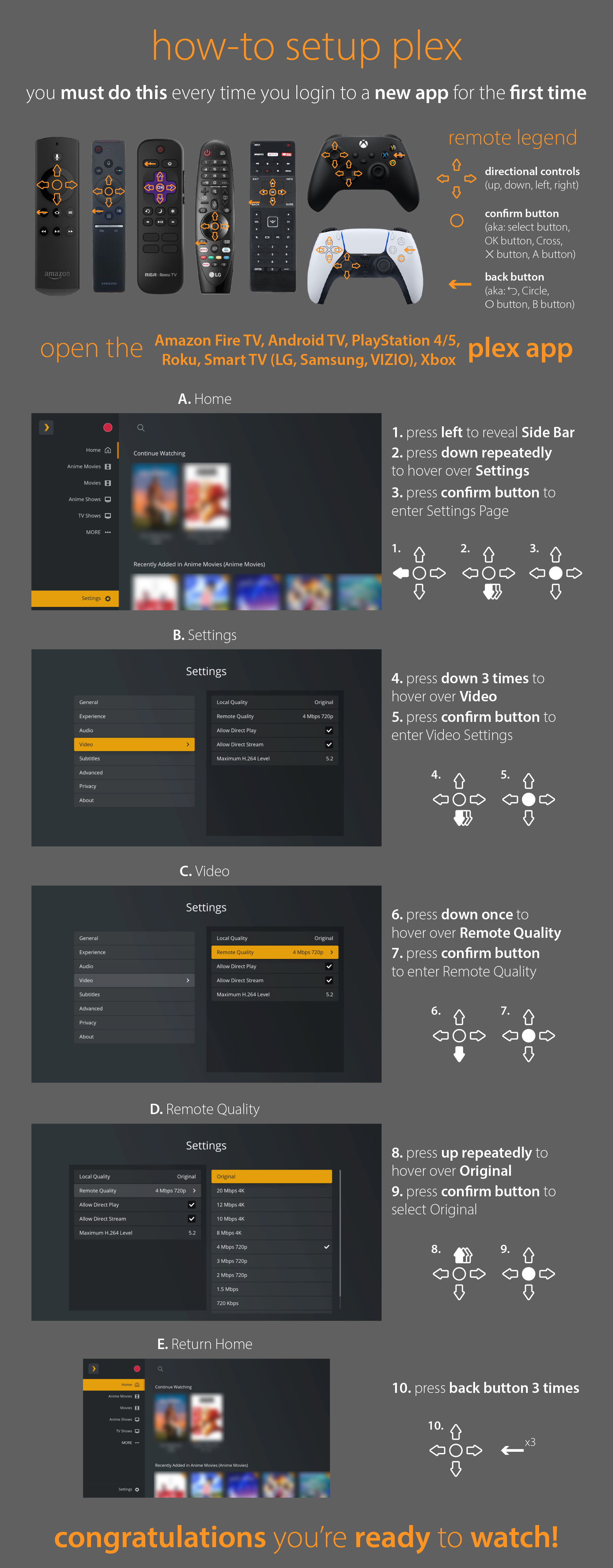 Plex Big Screen